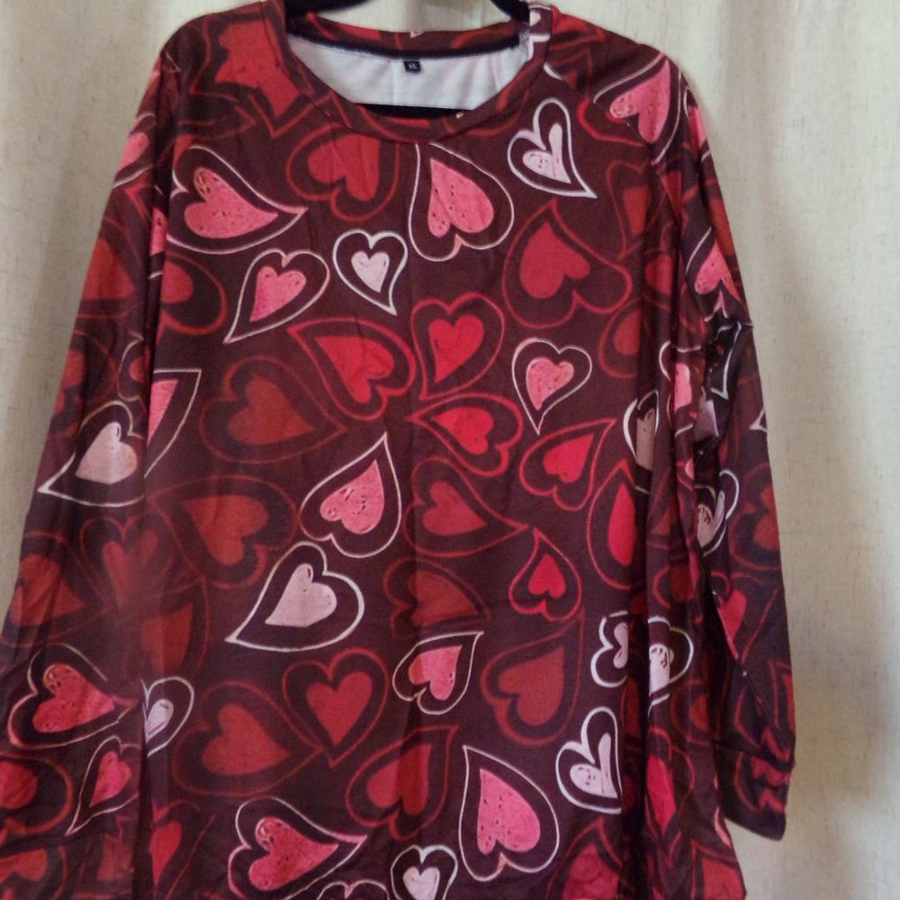 Hearts long sleeved shirt